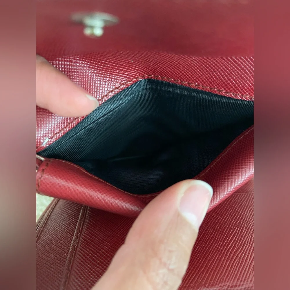 ✨Authentic Prada Burgundy Wallet✨ - Picture 4 of 11